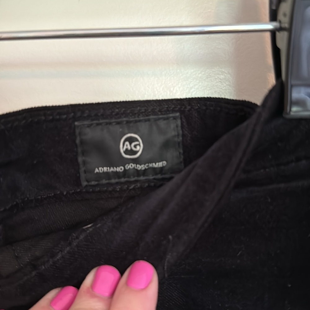 AG Jodi Crop high rise flare crop velvet pants. - Picture 3 of 9